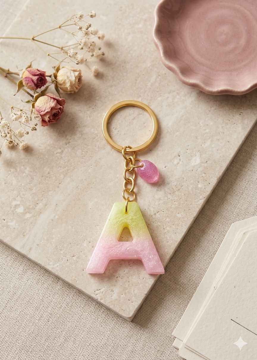 Resin Luxury Keychain