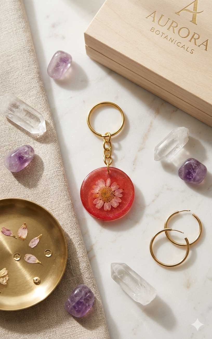 Resin Luxury Keychain