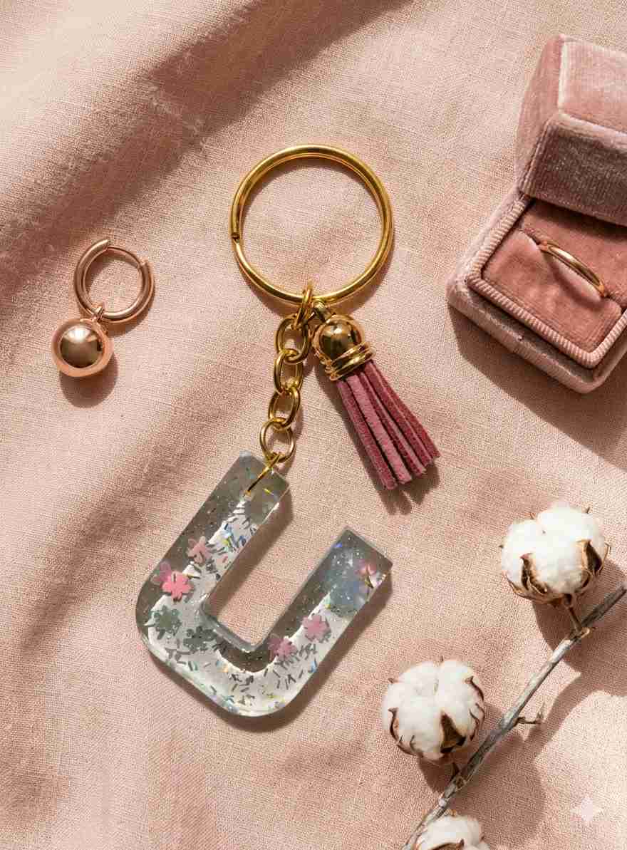 Resin Luxury Keychain