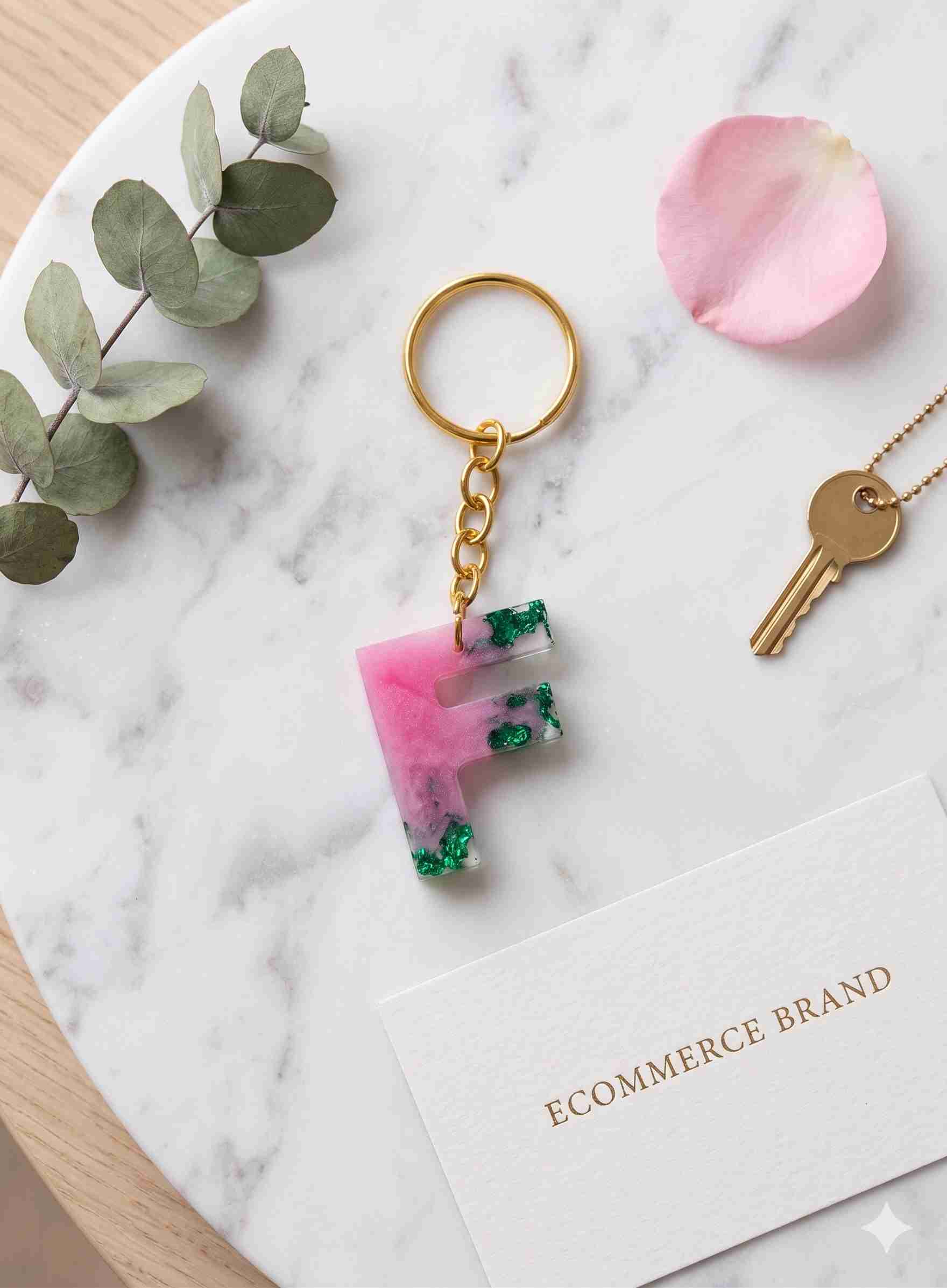 Resin Luxury Keychain