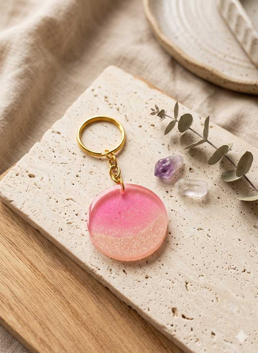 Resin Luxury Keychain