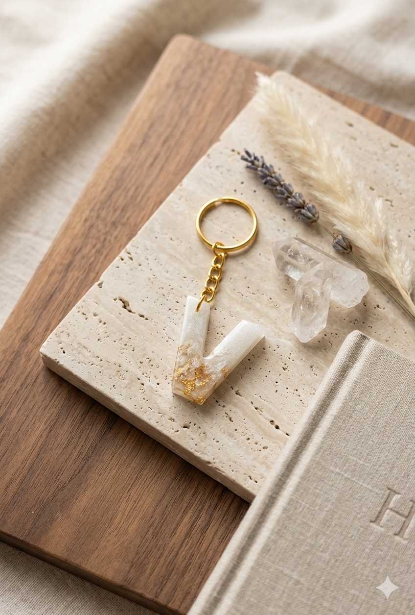 Resin Luxury Keychain