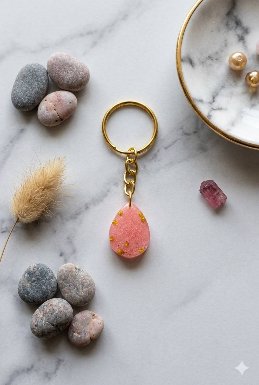 Resin Luxury Keychain