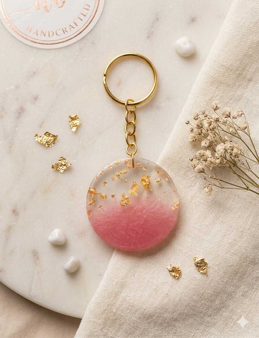 Resin Luxury Keychain