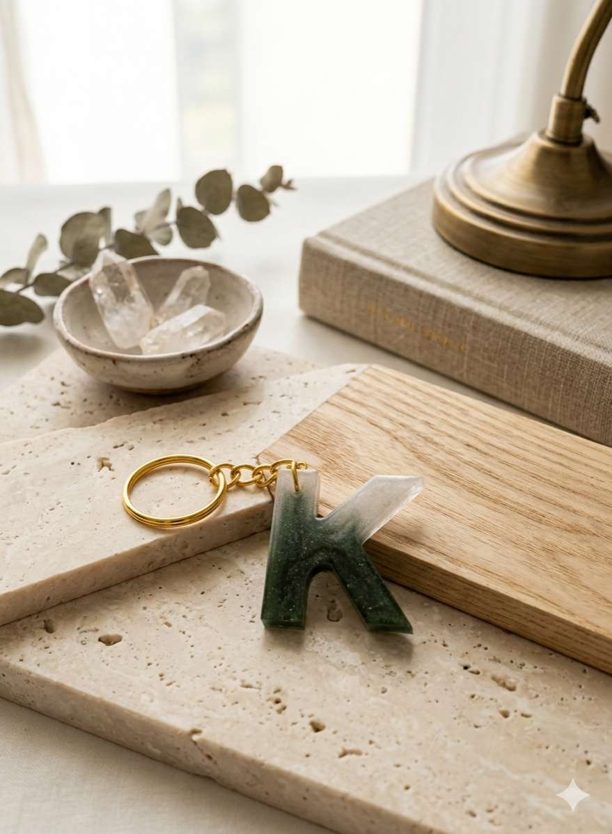 Resin Luxury Keychain