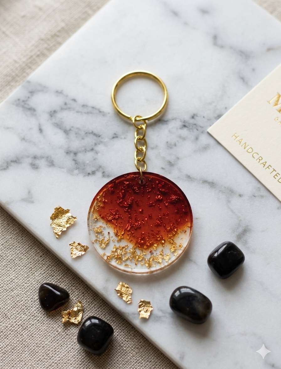 Resin Luxury Keychain
