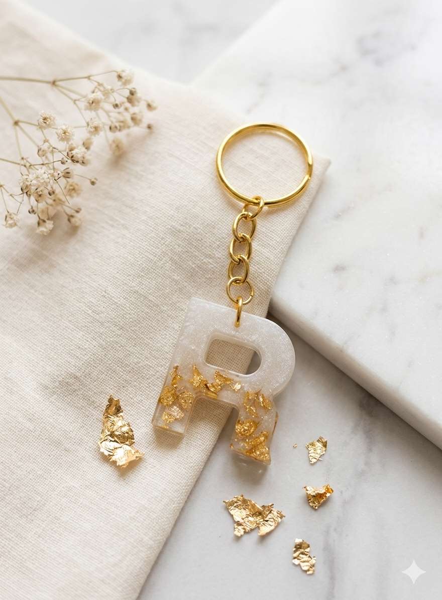 Resin Luxury Keychain