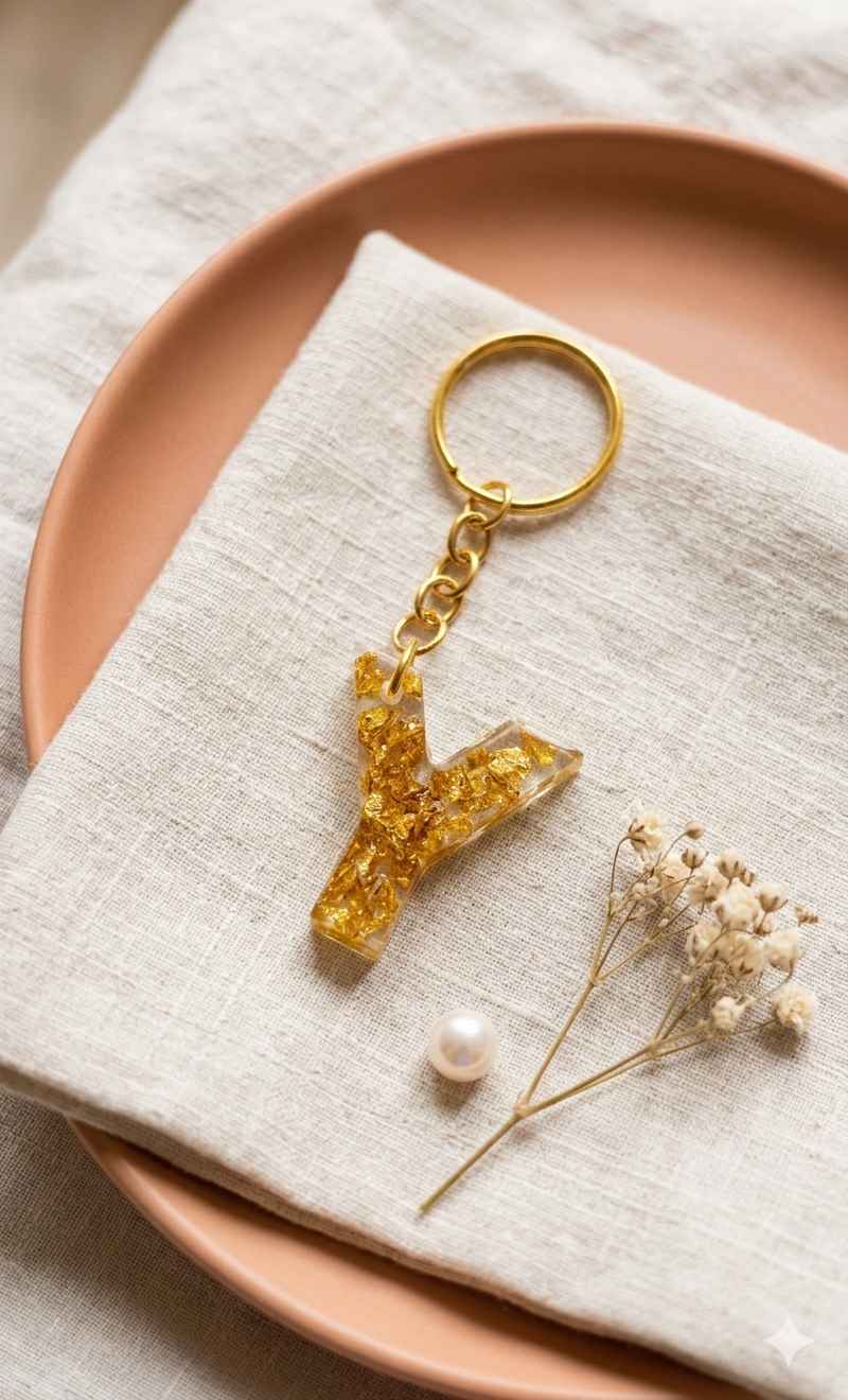 Resin Luxury Keychain