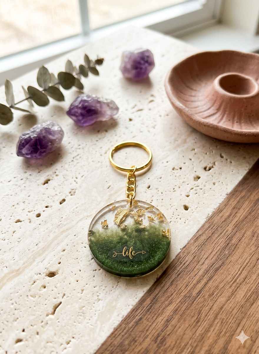 Resin Luxury Keychain