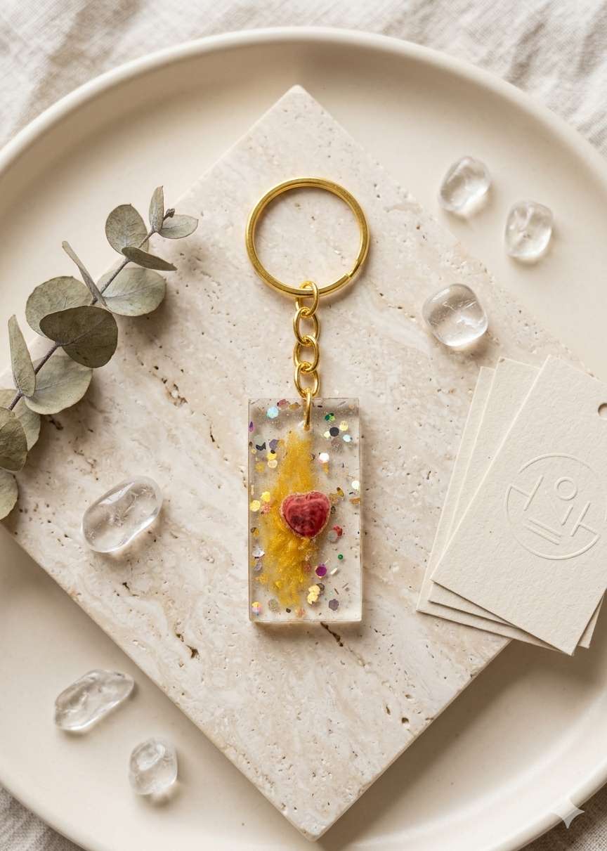 Resin Luxury Keychain