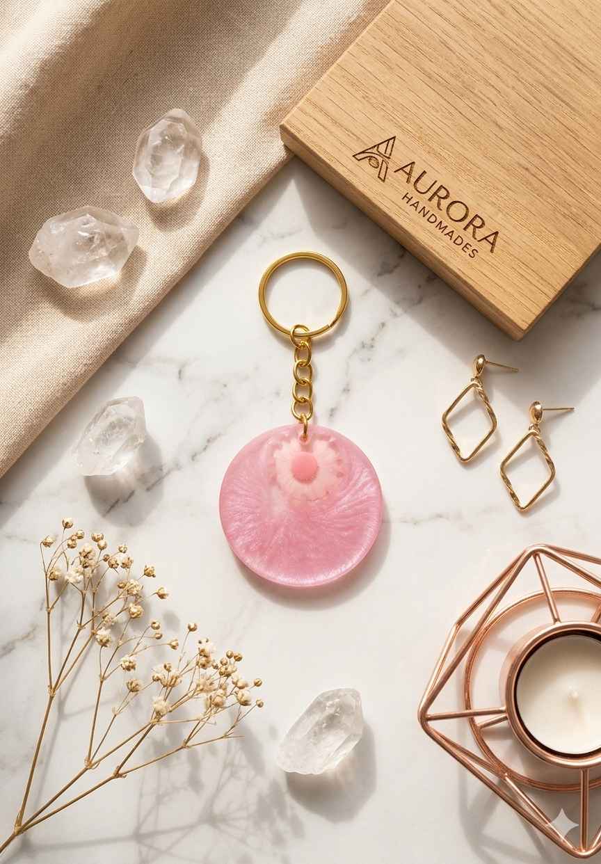 Resin Luxury Keychain