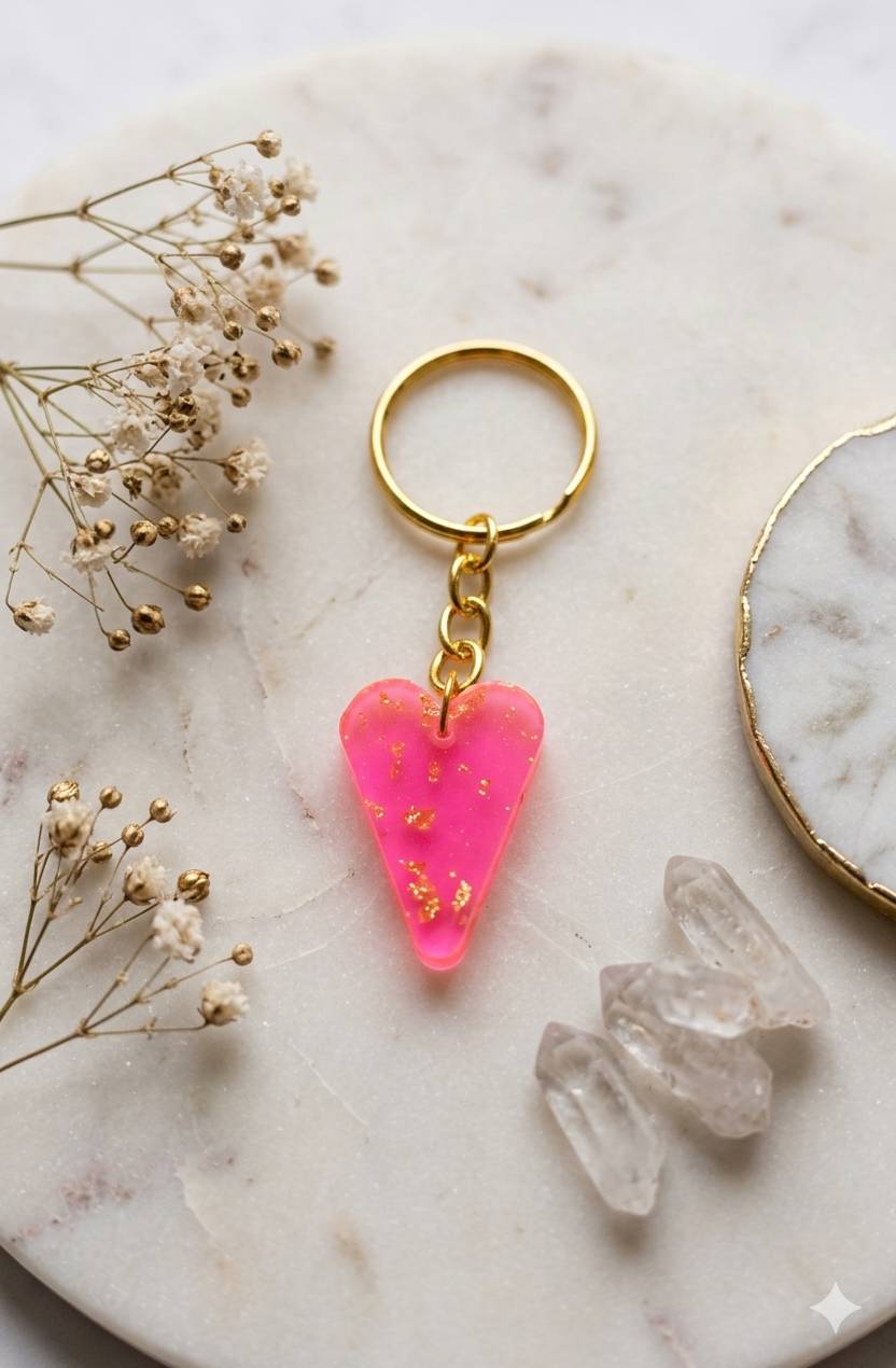 Resin Luxury Keychain