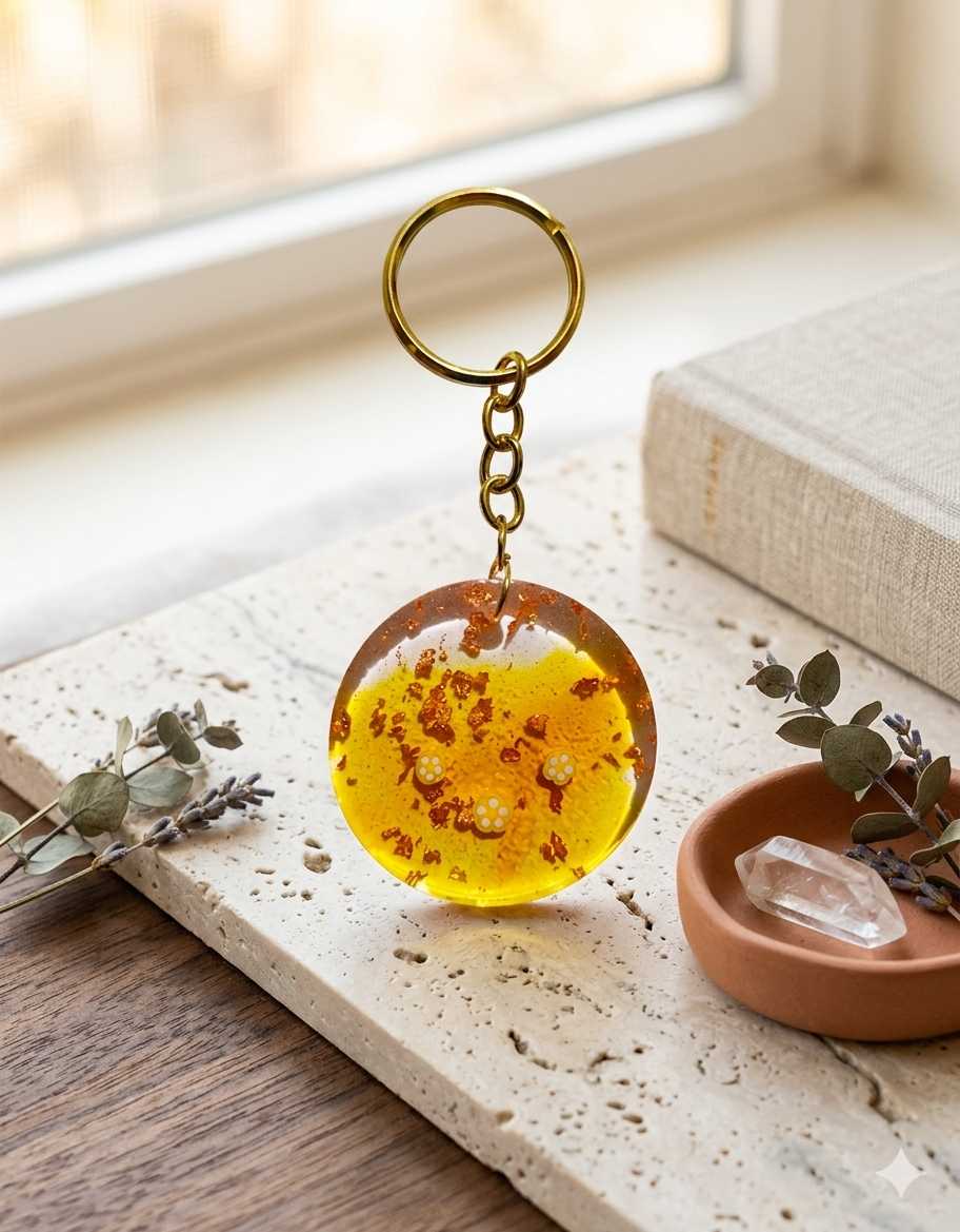 Resin Luxury Keychain