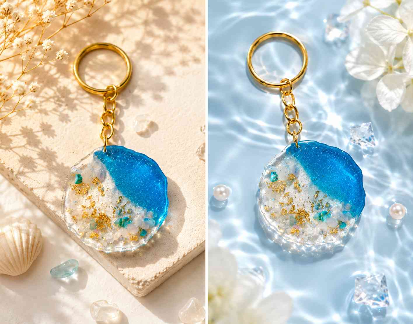 Resin Luxury Keychain