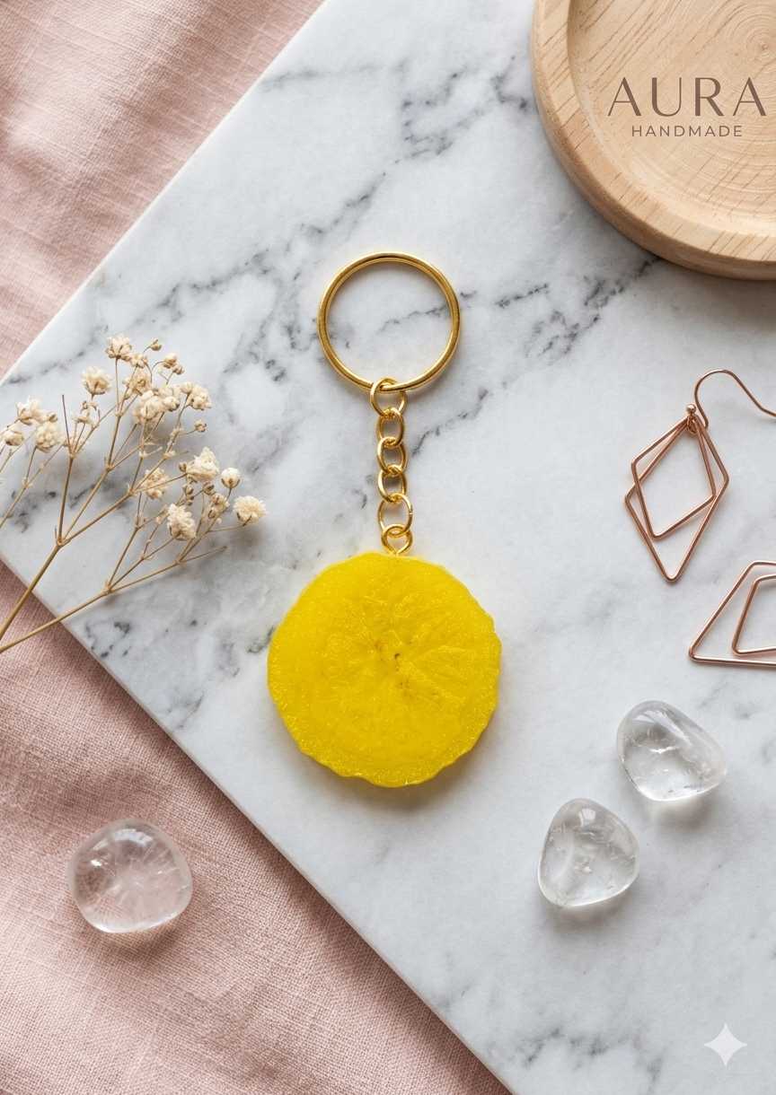 Resin Luxury Keychain
