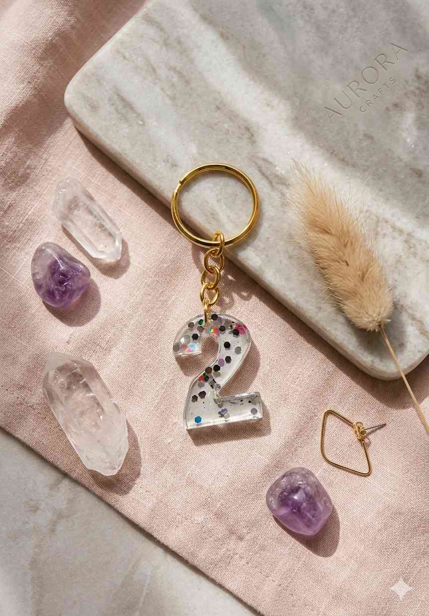 Resin Luxury Keychain