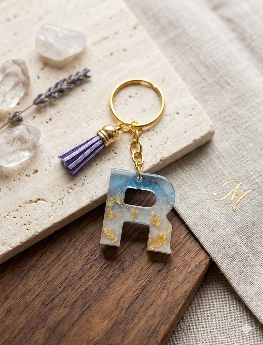 Resin Luxury Keychain