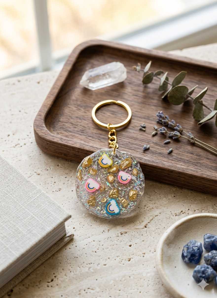 Resin Luxury Keychain