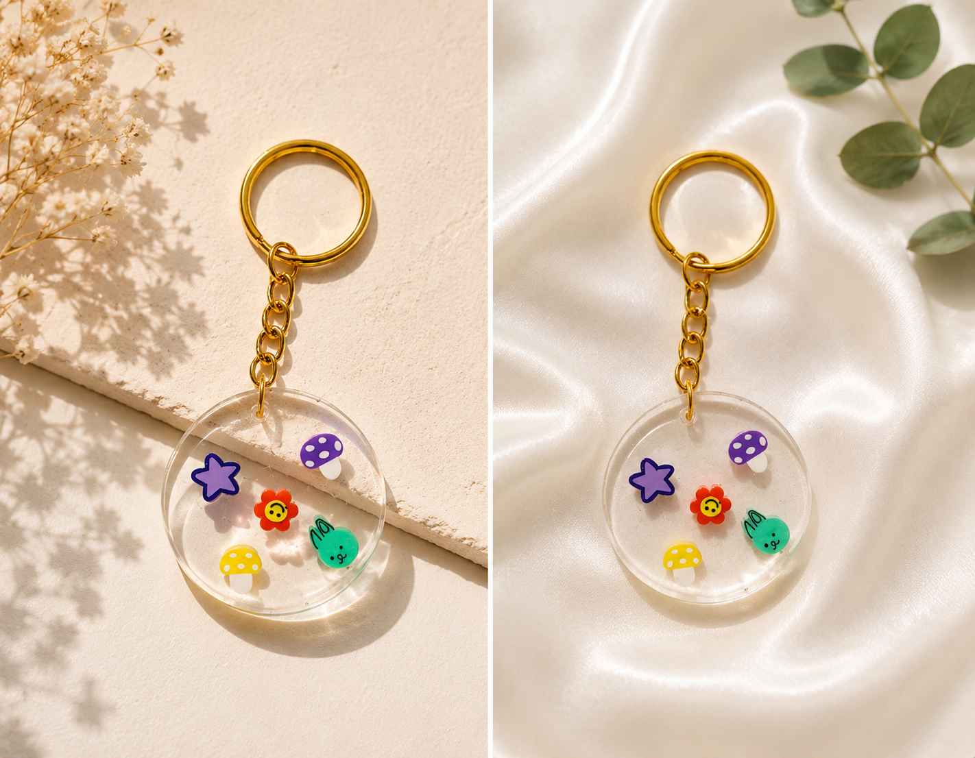 Resin Luxury Keychain