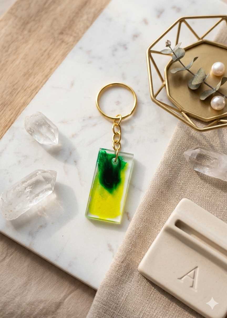 Resin Luxury Keychain