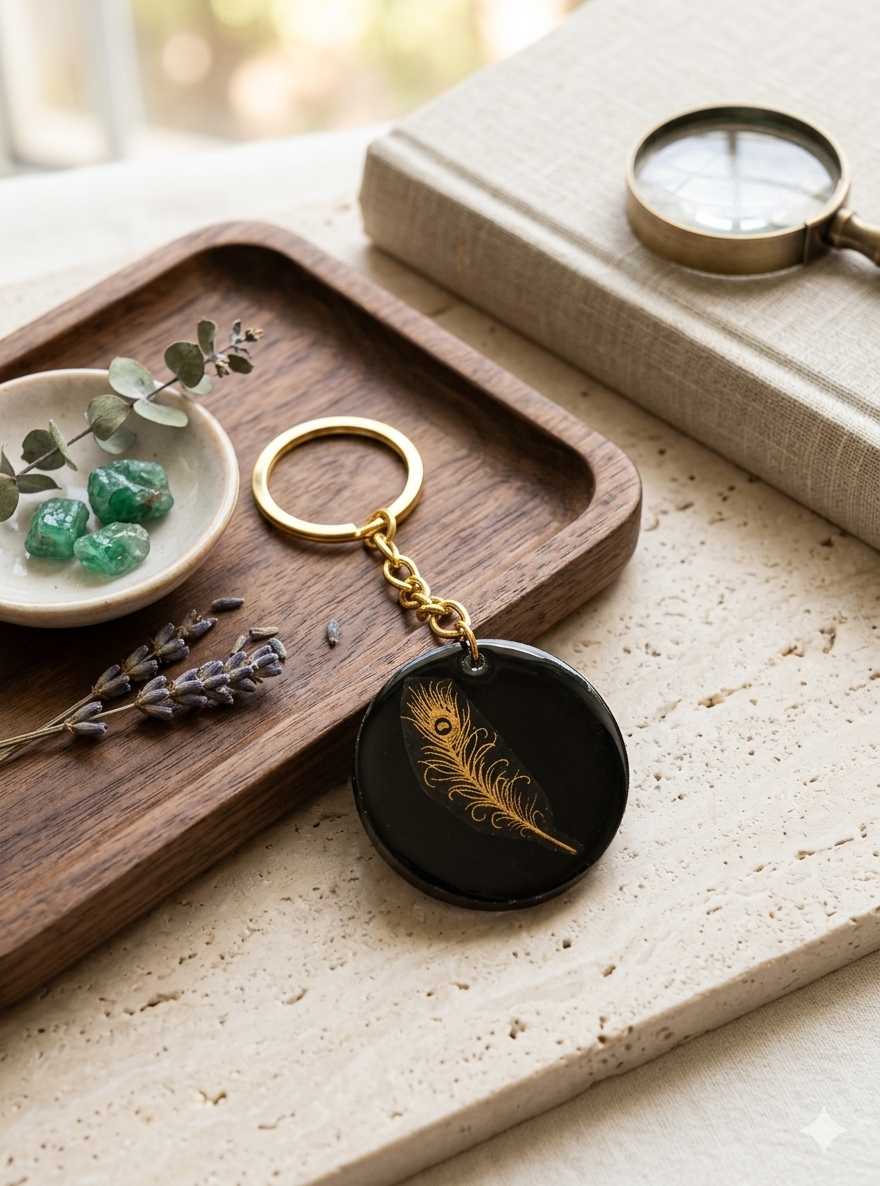 Resin Luxury Keychain
