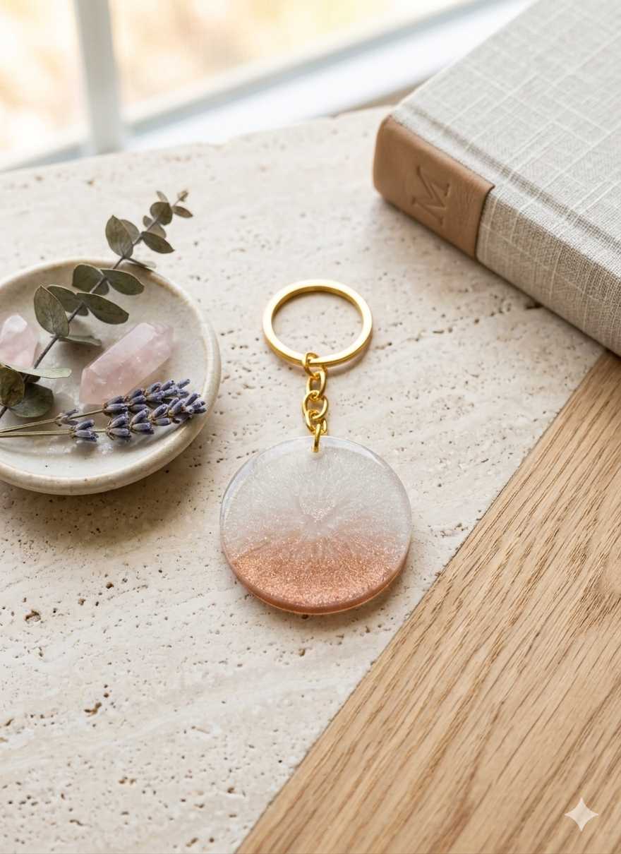 Resin Luxury Keychain