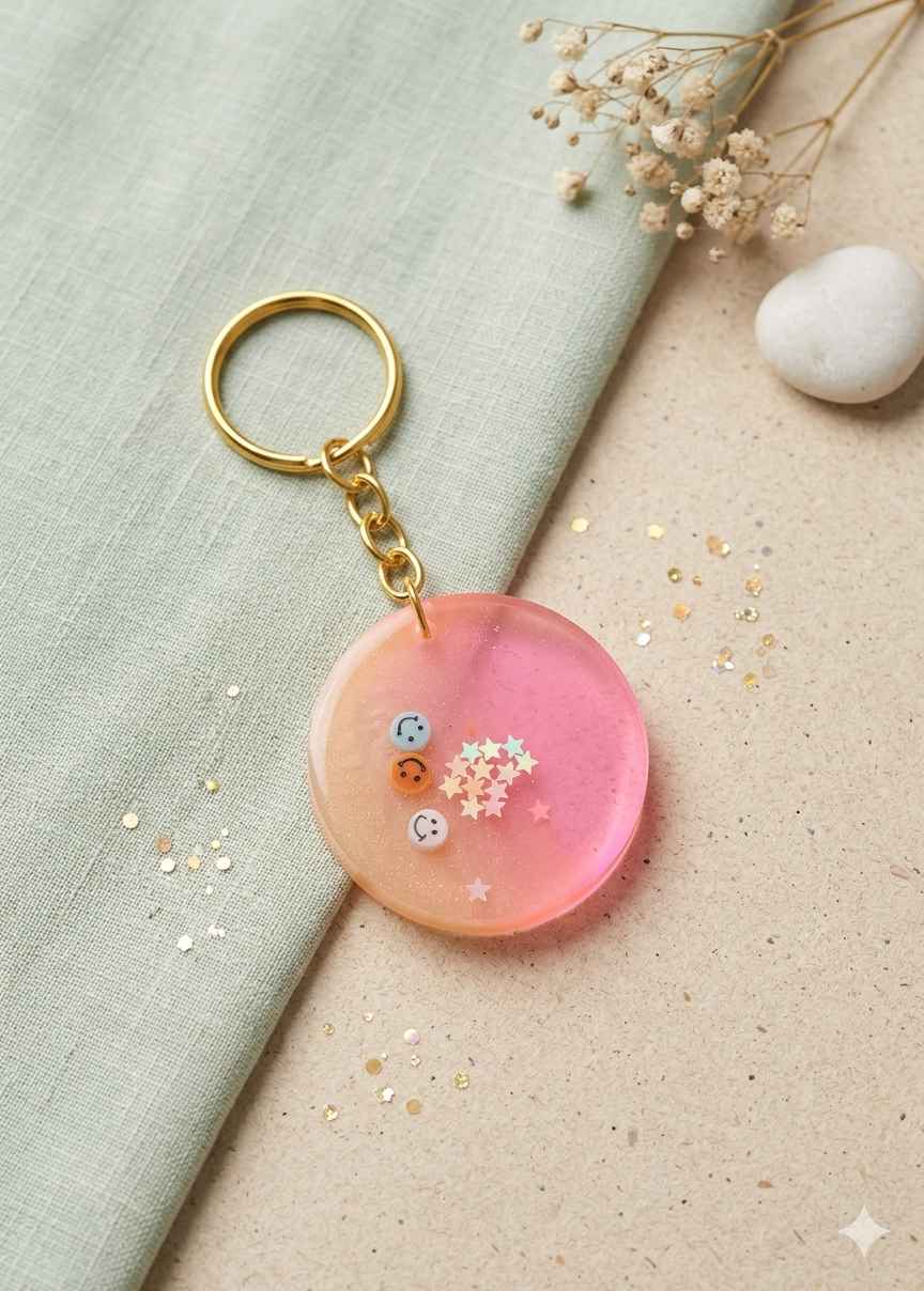 Resin Luxury Keychain