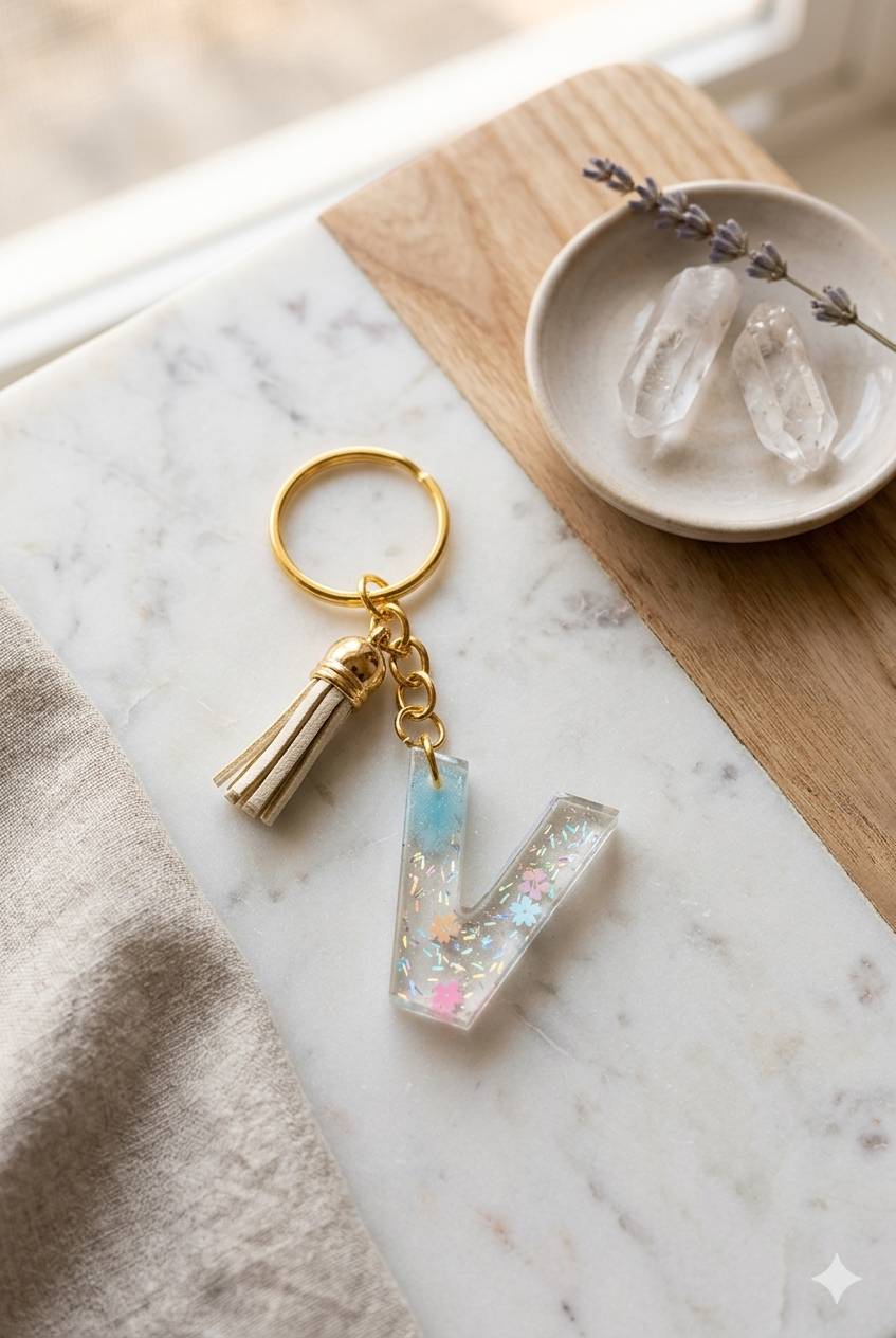 Resin Luxury Keychain
