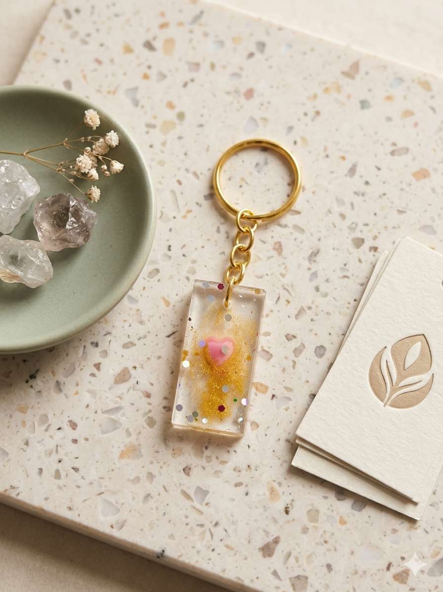 Resin Luxury Keychain