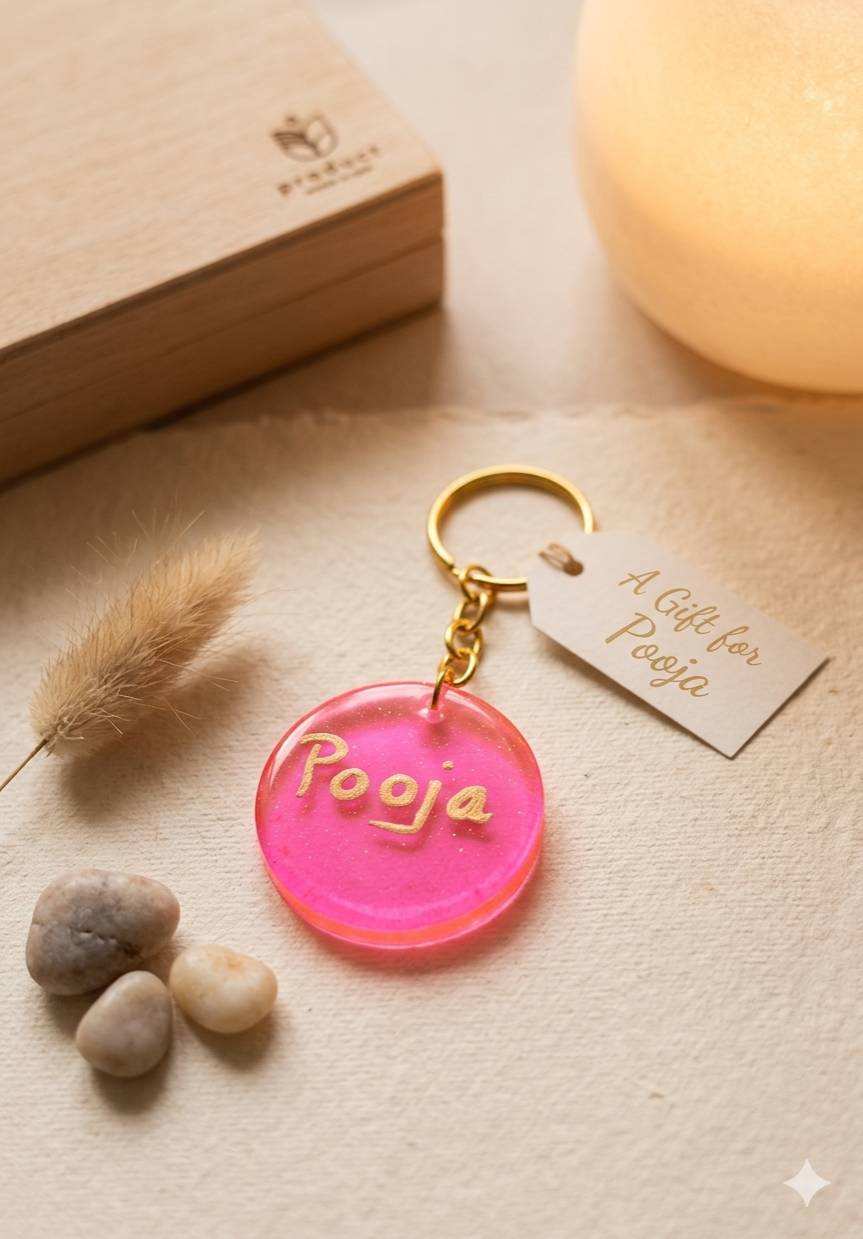 Resin Luxury Keychain