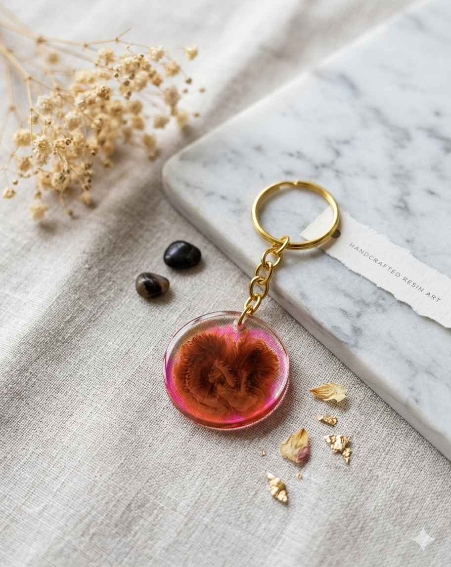 Resin Luxury Keychain