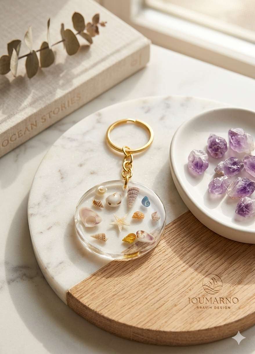 Resin Luxury Keychain