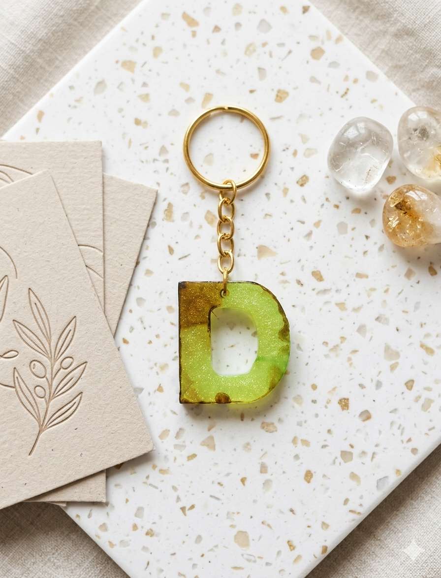 Resin Luxury Keychain