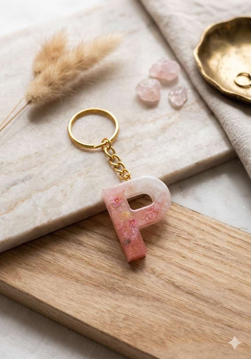 Resin Luxury Keychain