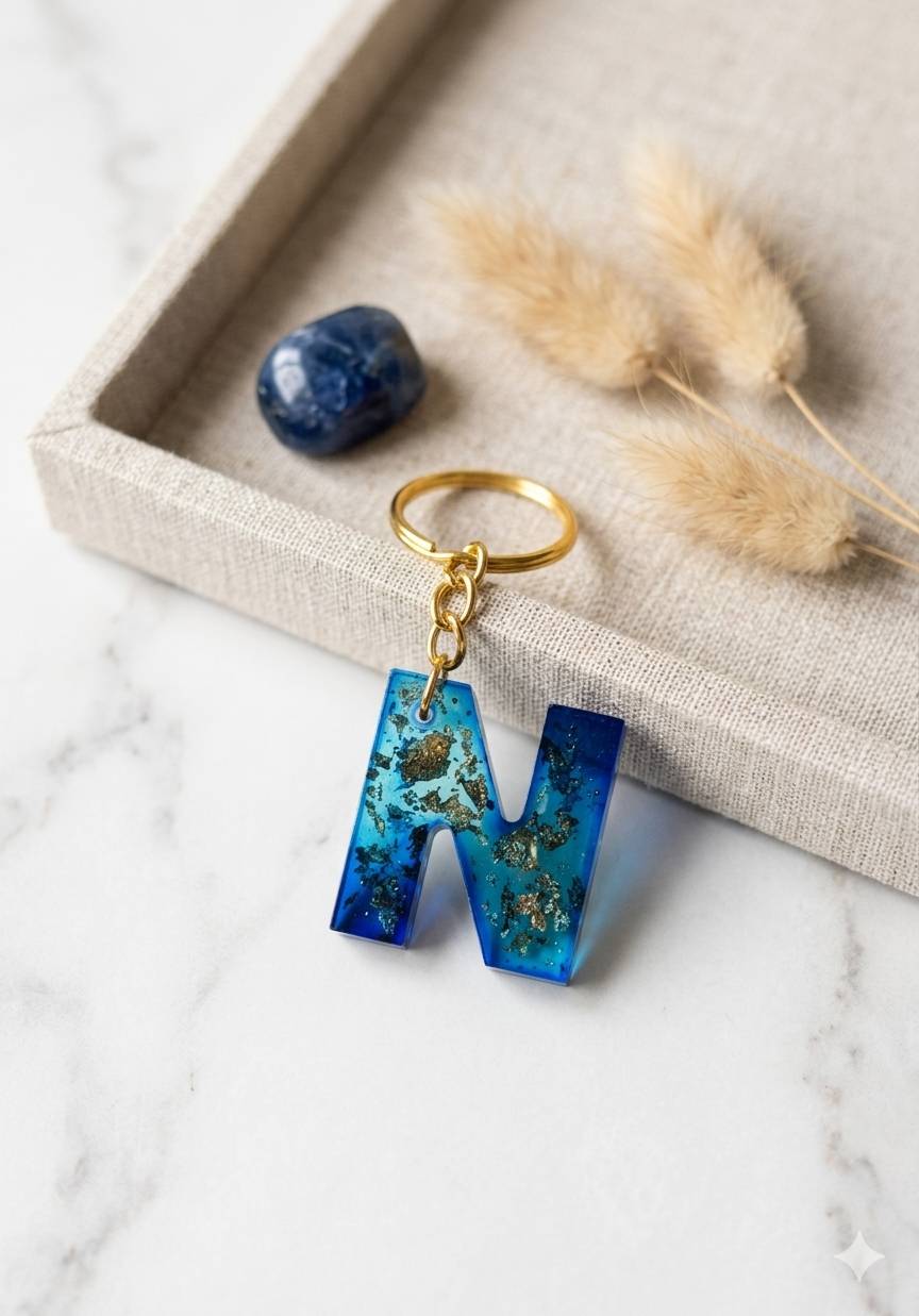 Resin Luxury Keychain