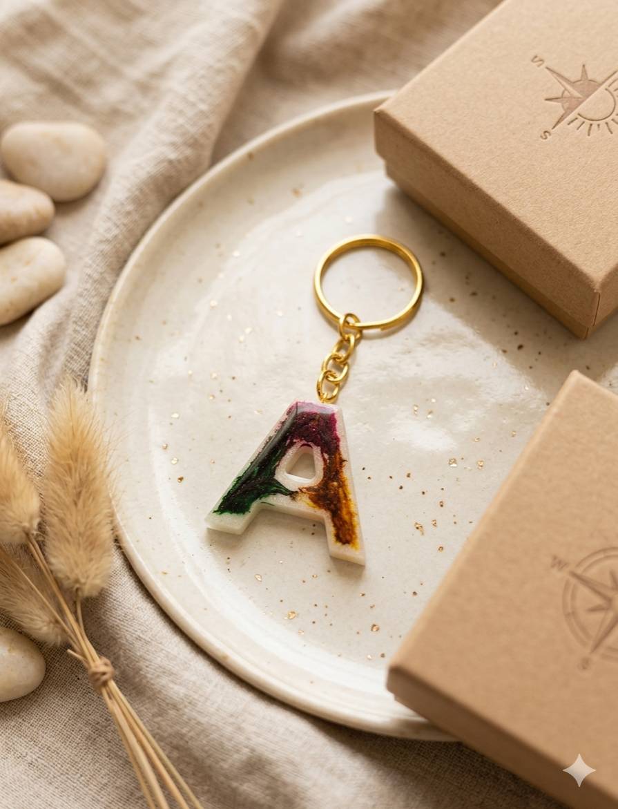 Resin Luxury Keychain