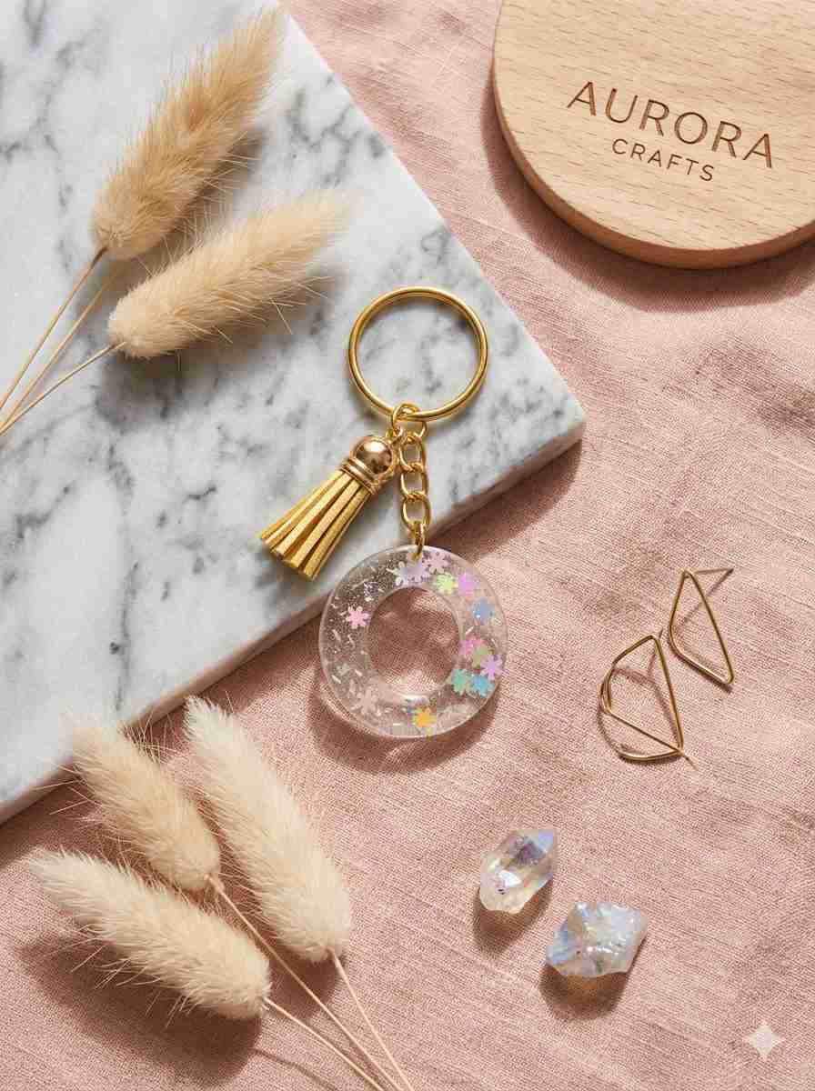 Resin Luxury Keychain