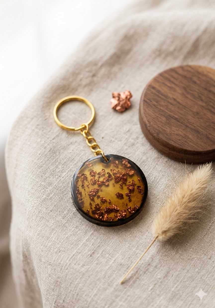 Resin Luxury Keychain