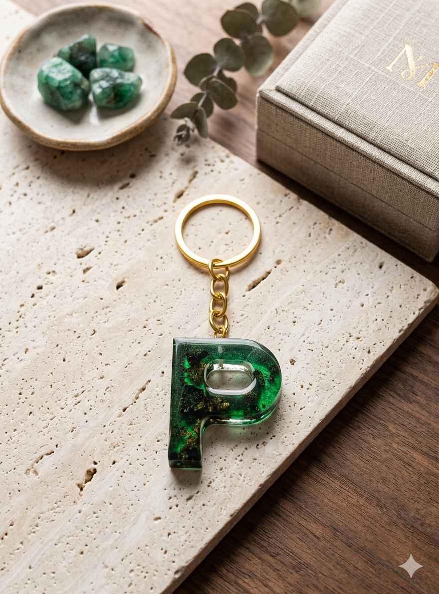 Resin Luxury Keychain