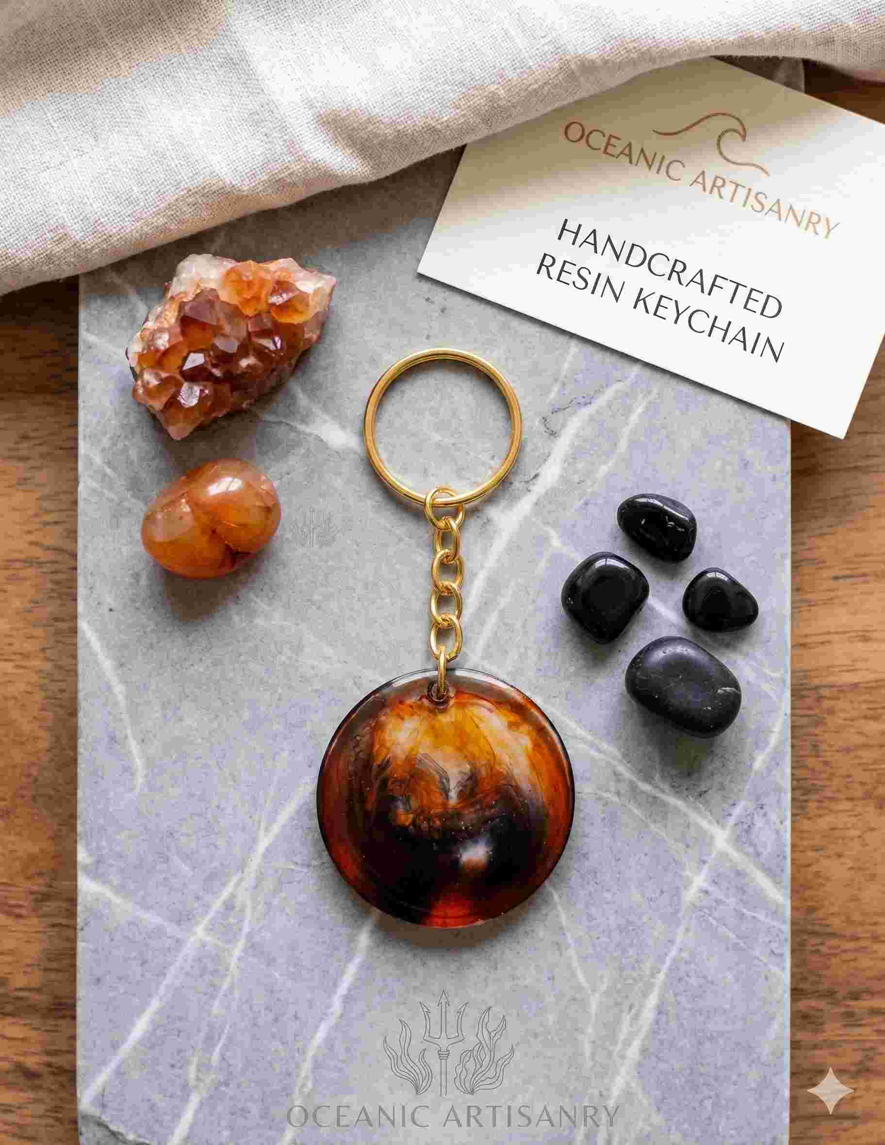 Resin Luxury Keychain