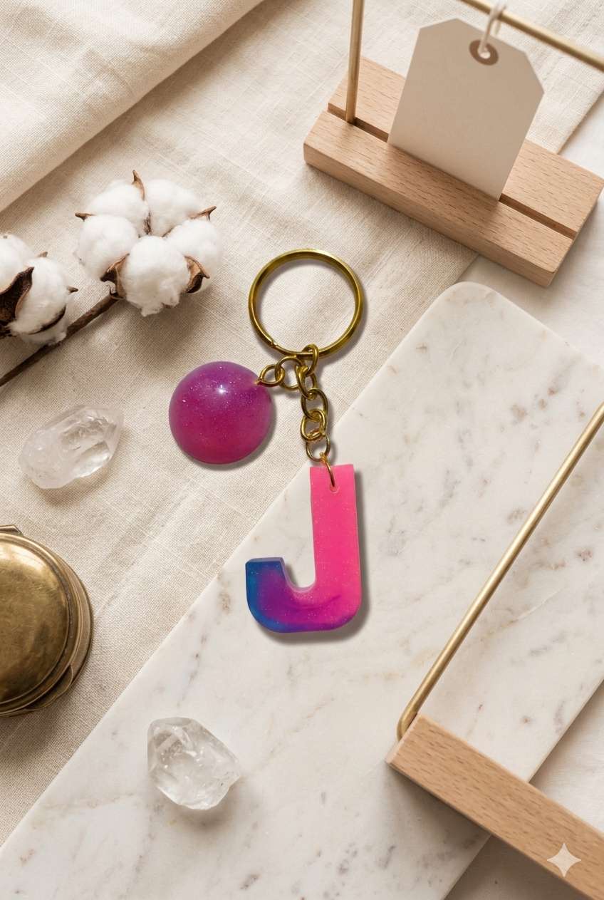 Resin Luxury Keychain