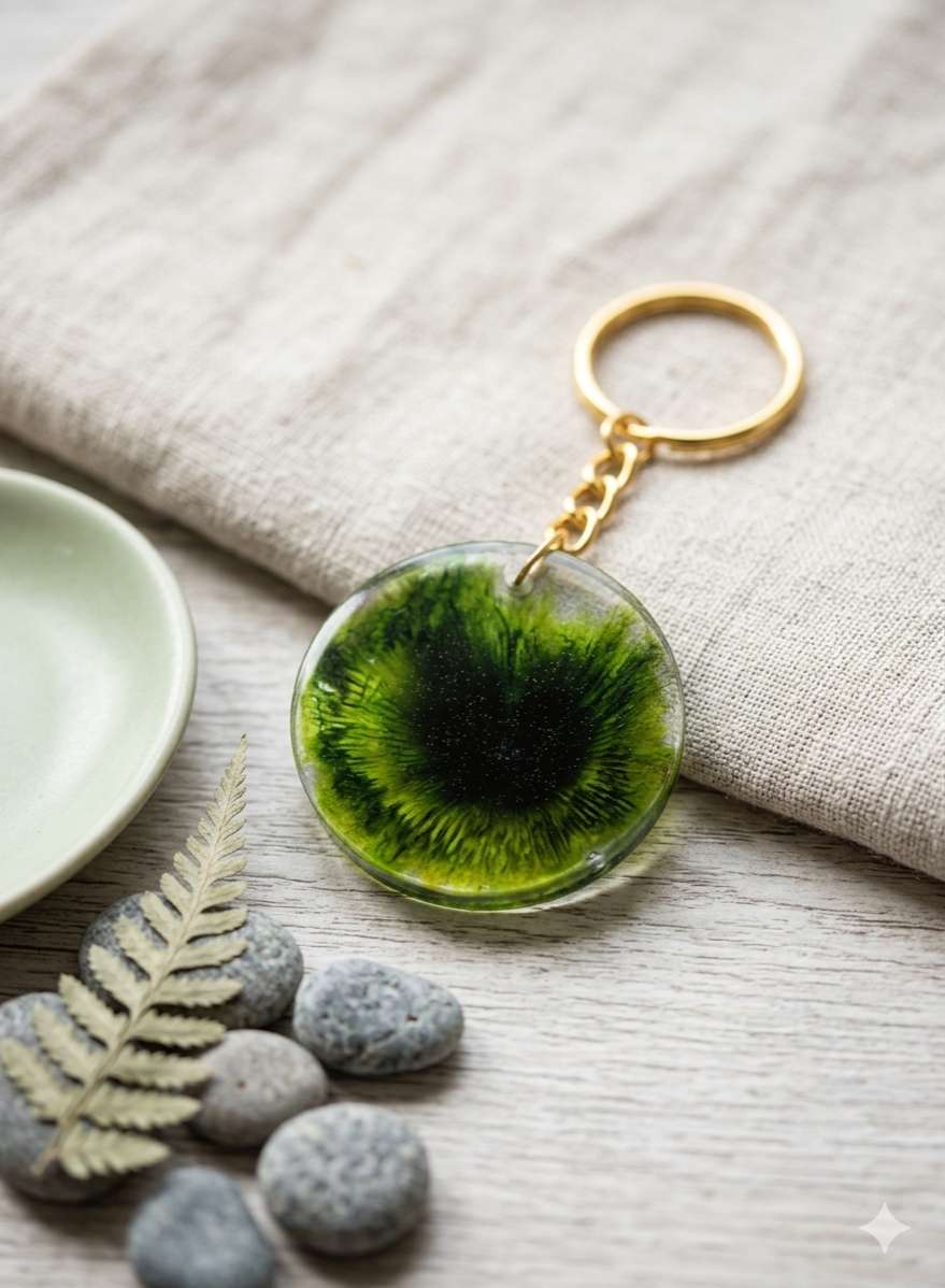Resin Luxury Keychain