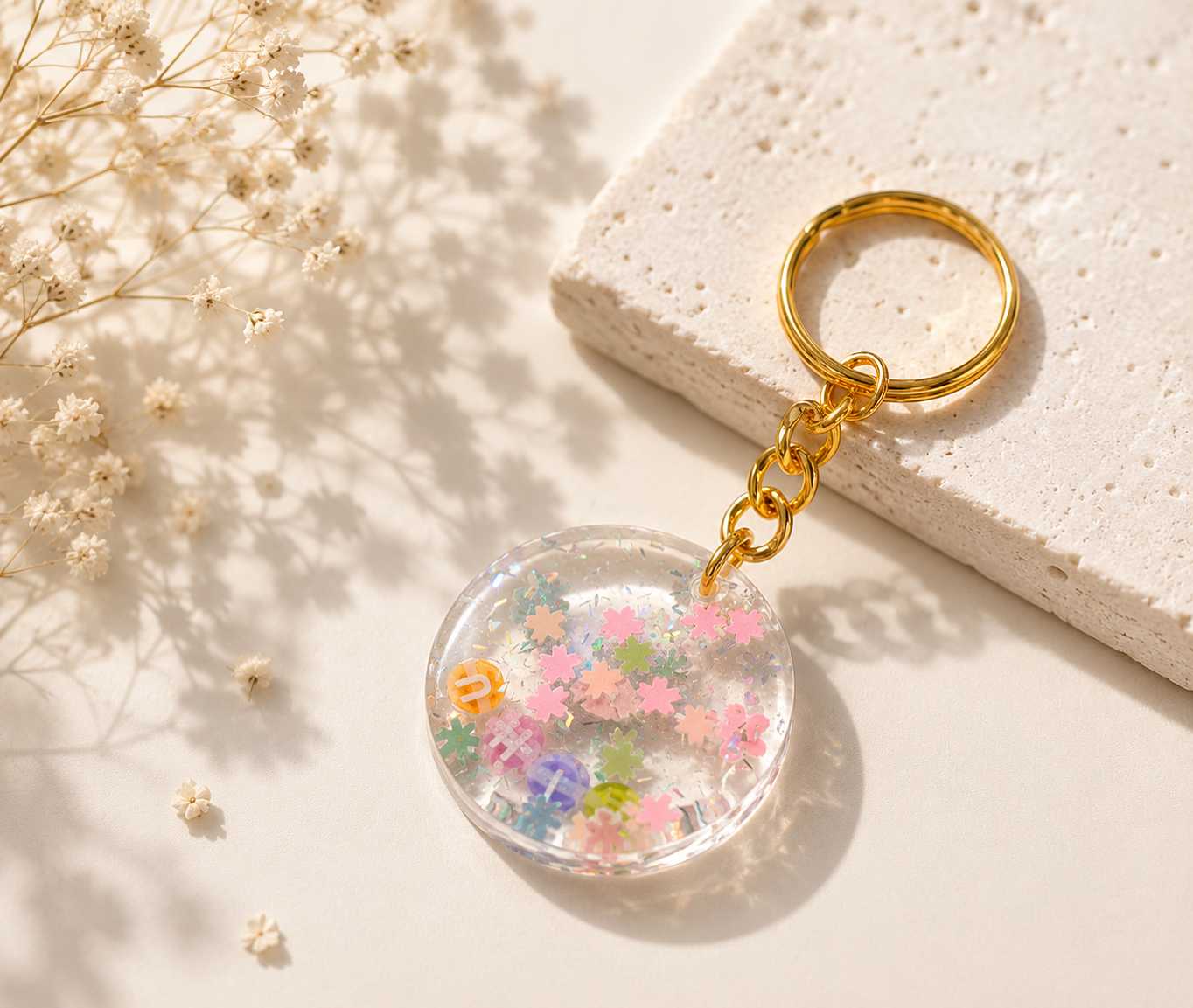 Resin Luxury Keychain
