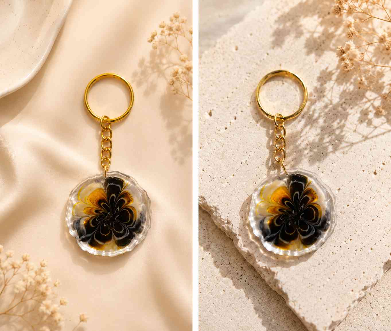 Resin Luxury Keychain