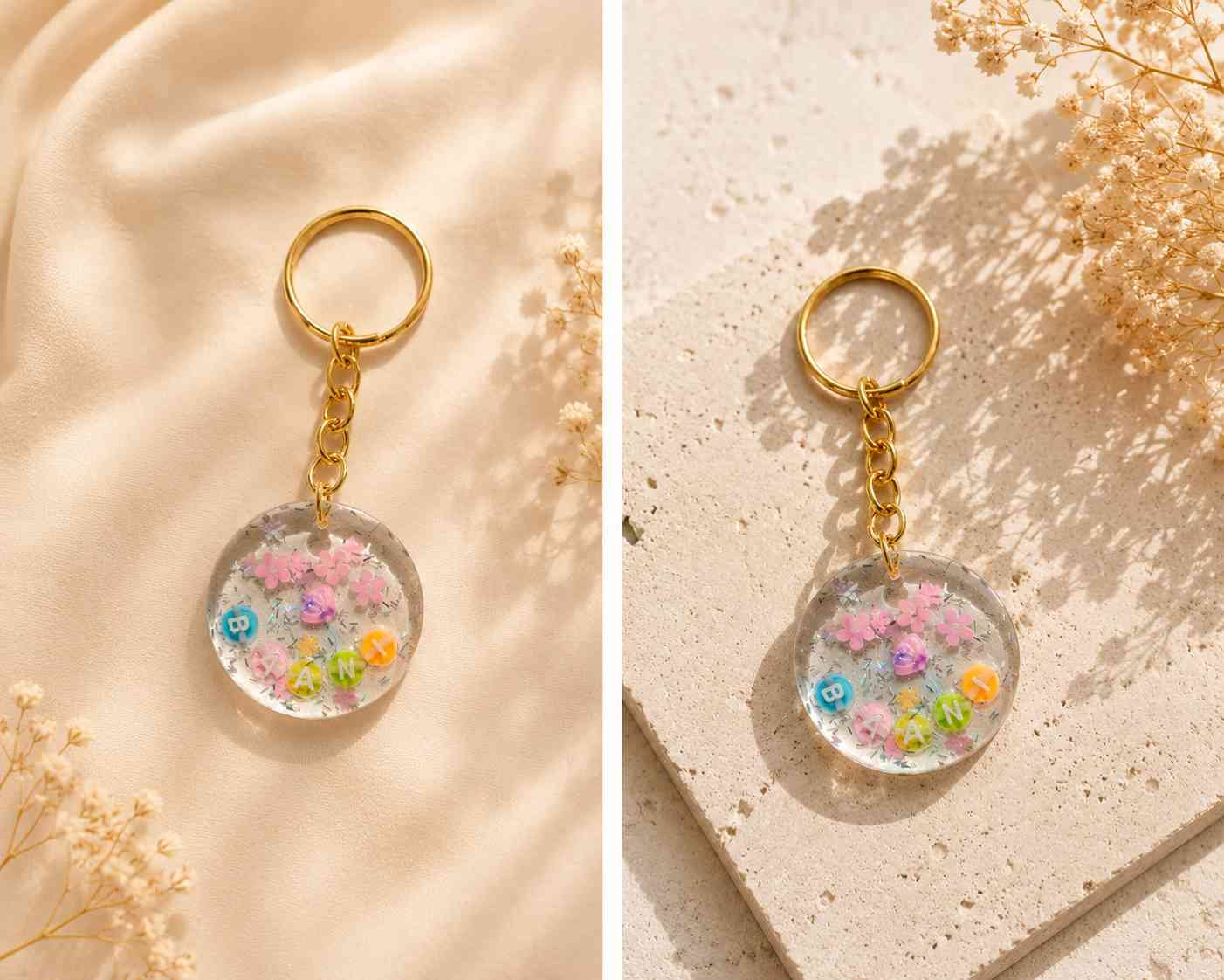 Resin Luxury Keychain