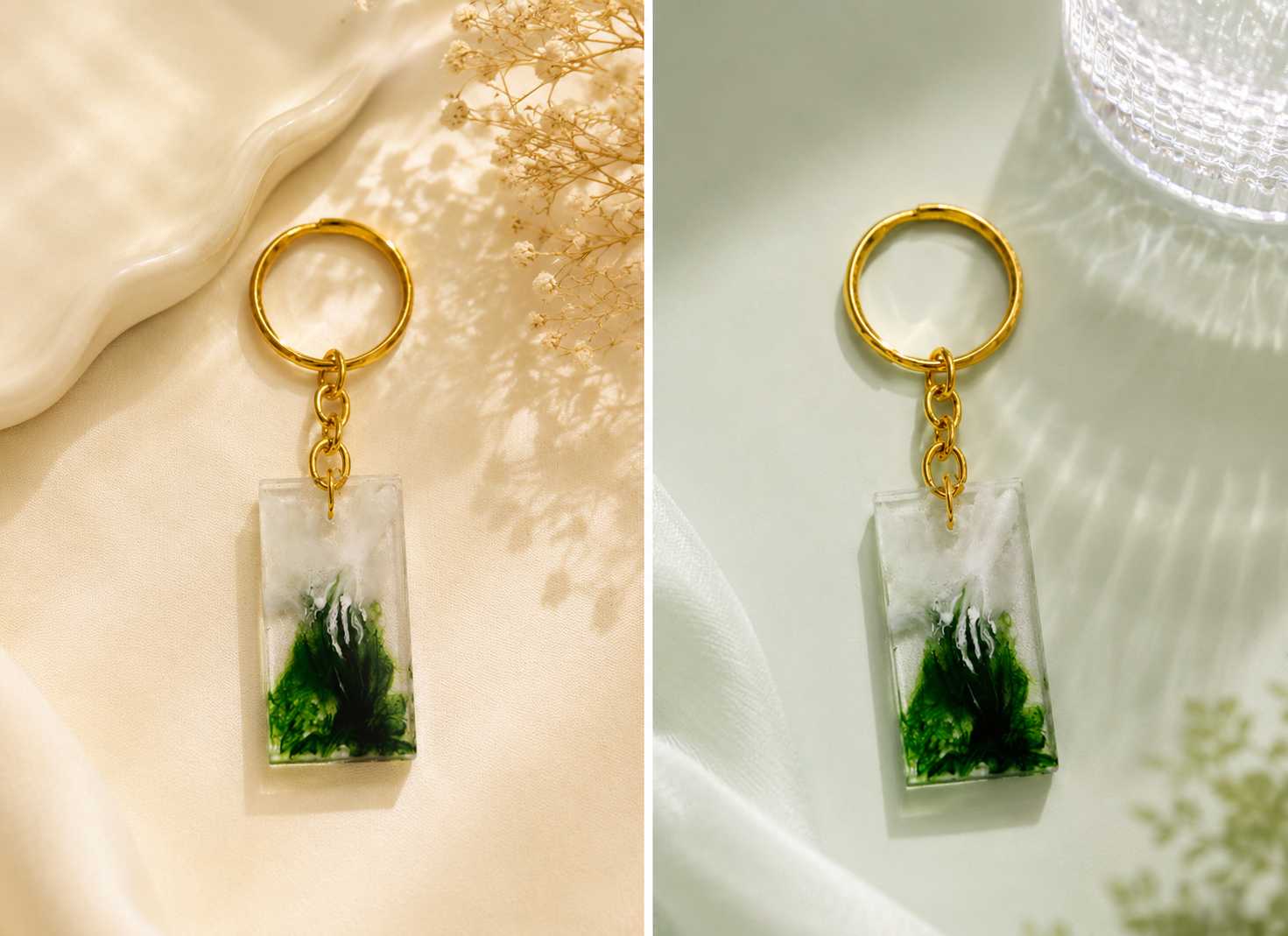 Resin Luxury Keychain