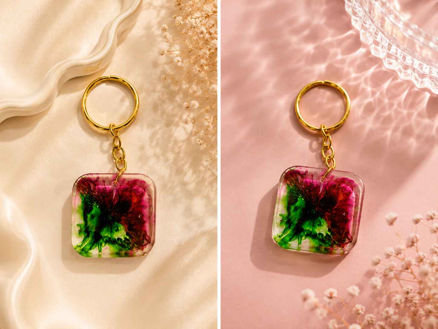 Resin Luxury Keychain