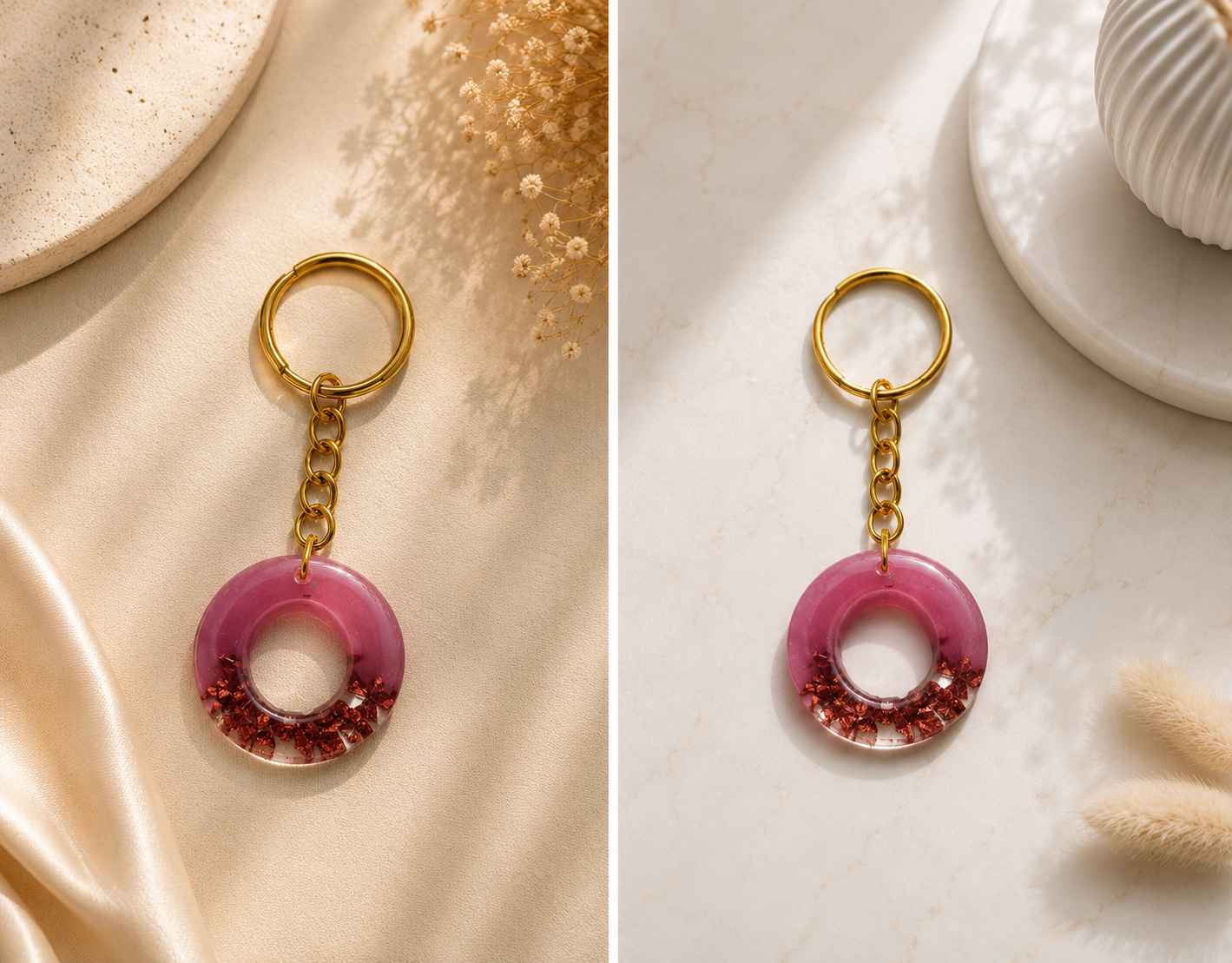 Resin Luxury Keychain