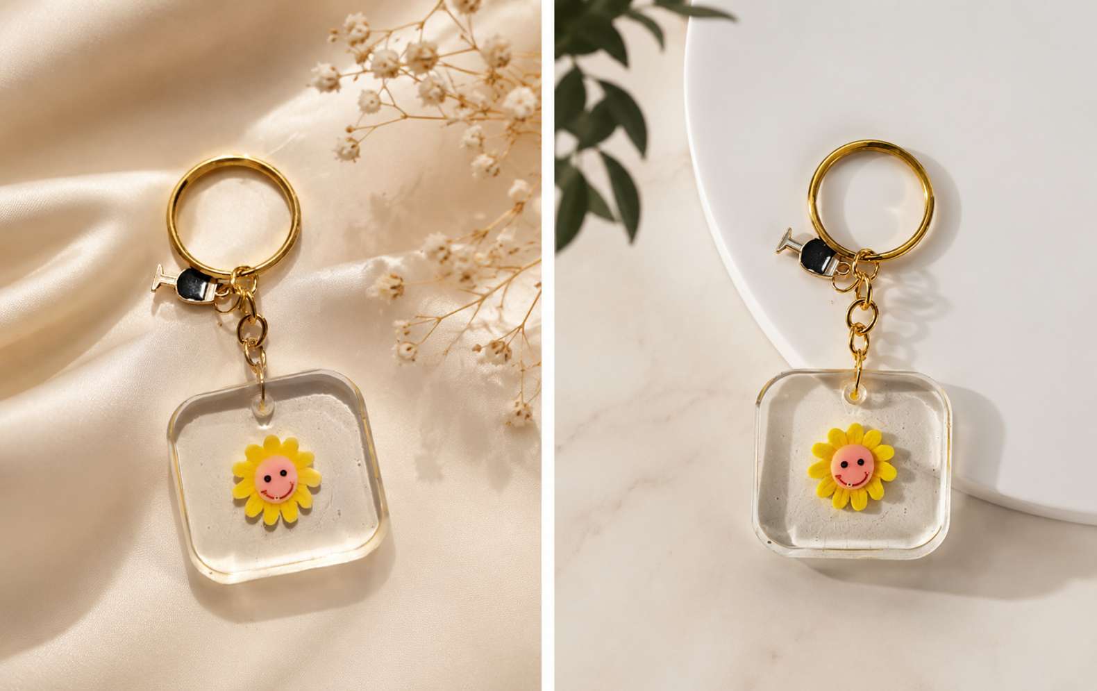 Resin Luxury Keychain