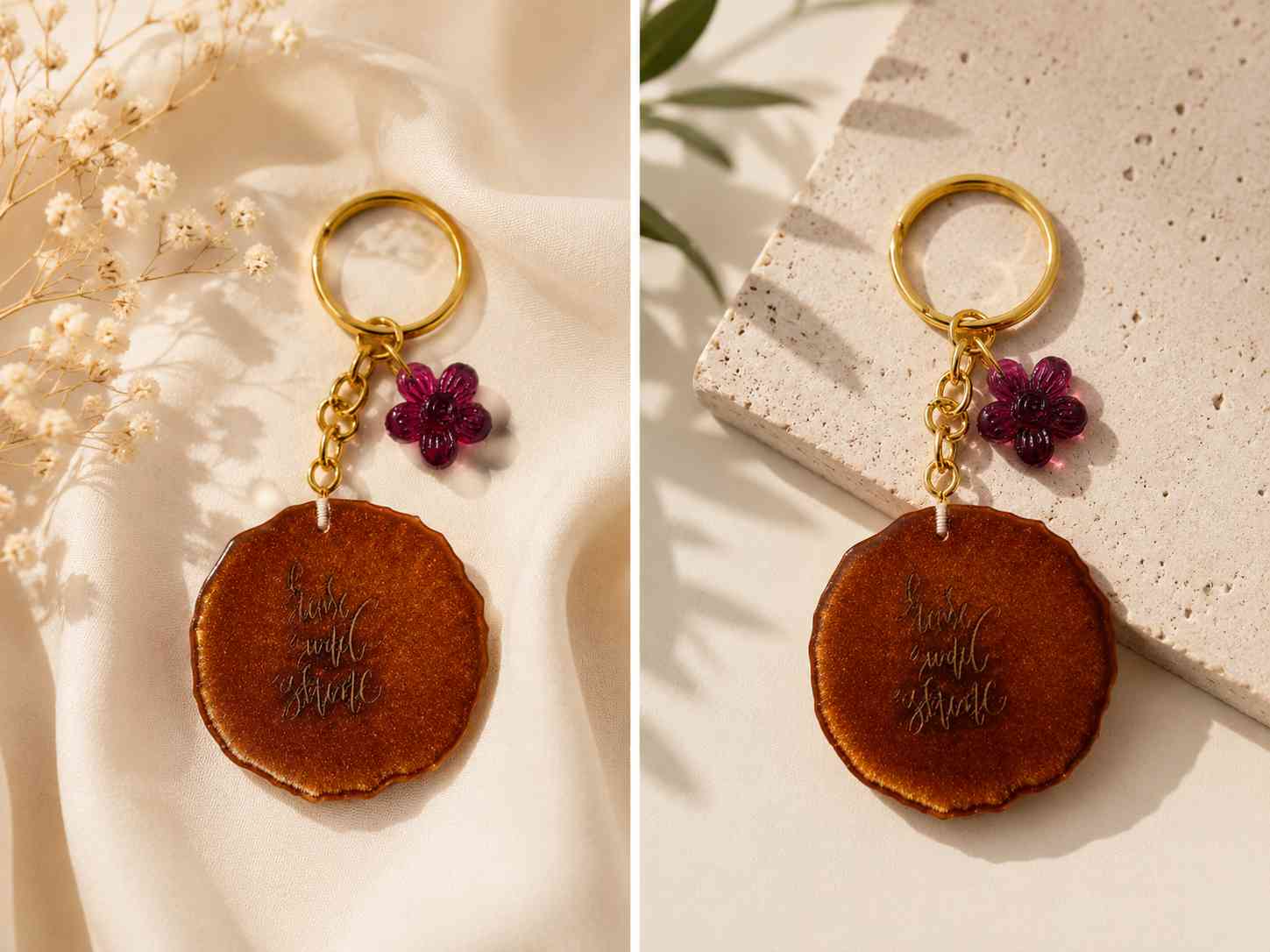 Resin Luxury Keychain